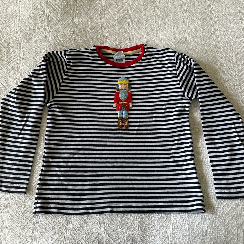 Bella Bliss appliqué tee nutcracker